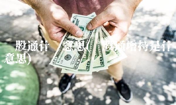 陆股通什么意思(陆股通增持是什么意思)(1)