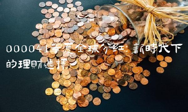 000041华夏全球分红：新时代下的理财选择