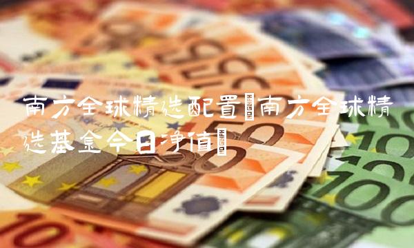 南方全球精选配置(南方全球精选基金今日净值)