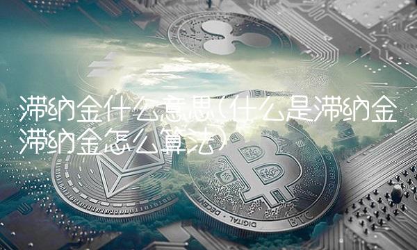 滞纳金什么意思(什么是滞纳金滞纳金怎么算法)