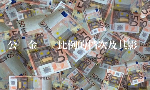 公积金缴费比例的档次及其影响