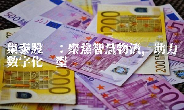 集泰股份：聚焦智慧物流，助力数字化转型