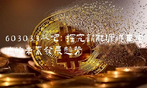 603033股吧：探究新能源汽车电池的未来发展趋势