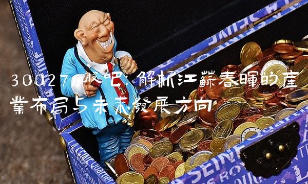 300276股吧：解析江苏春晖的产业布局与未来发展方向