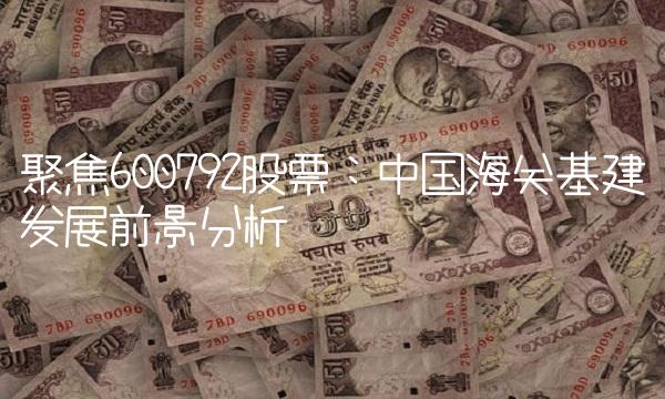 聚焦600792股票：中国海关基建发展前景分析