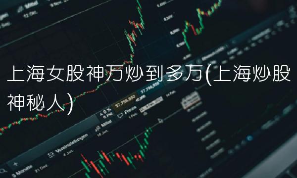 上海女股神万炒到多万(上海炒股神秘人)(1)