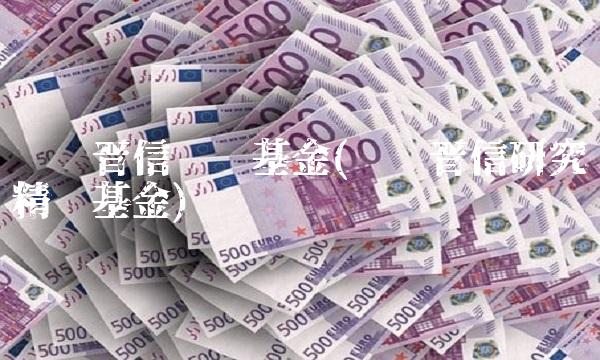 汇丰晋信货币基金(汇丰晋信研究精选基金)