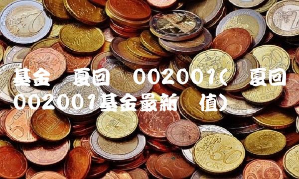 基金华夏回报002001(华夏回报002001基金最新净值)