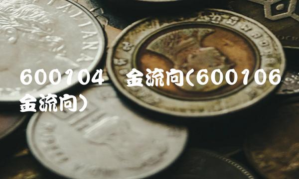600104资金流向(600106资金流向)