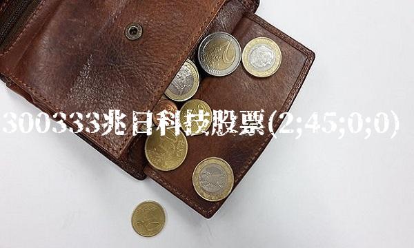 300333兆日科技股票(2;45;0;0)