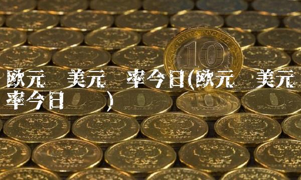 欧元对美元汇率今日(欧元对美元汇率今日实时)