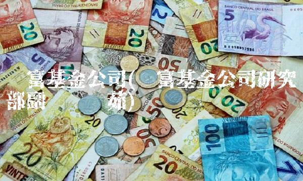 华富基金公司(华富基金公司研究部副总监陈茹)