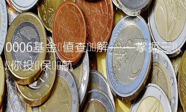 0006基金净值查询详解——掌握三点，为你投资保驾护航