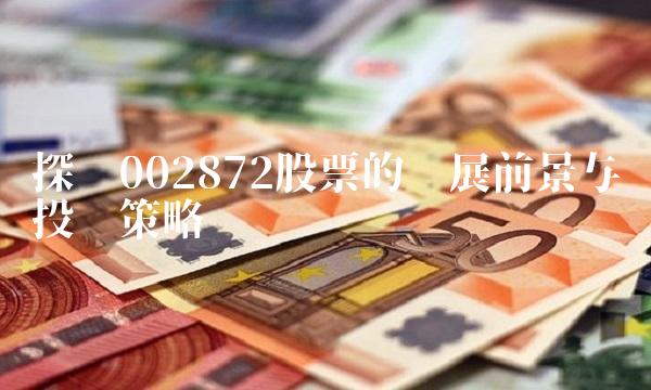 探讨002872股票的发展前景与投资策略