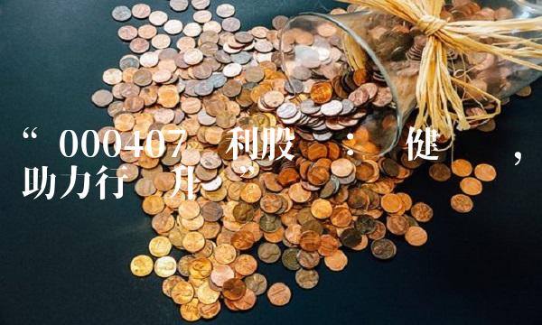 000407胜利股份：稳健经营，助力行业升级