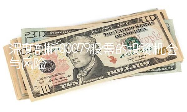 深度剖析00079股票的投资机会与风险