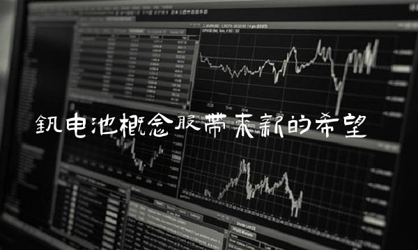 钒电池概念股带来新的希望