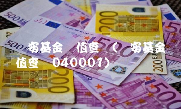 华安基金净值查询(华安基金净值查询040001)