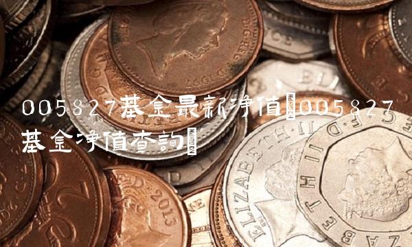 005827基金最新净值(005827基金净值查询)