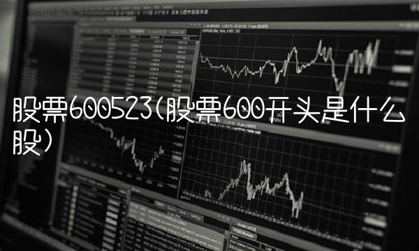 股票600523(股票600开头是什么股)