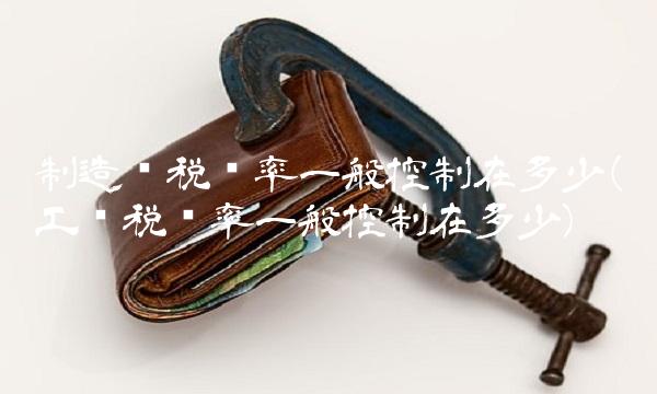 制造业税负率一般控制在多少(工业税负率一般控制在多少)