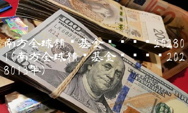 南方全球精选基金净值查询202801(南方全球精选基金净值查询2028013年)
