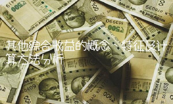 其他综合收益的概念、特征及计算方法分析