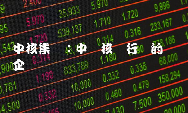 中核集团：中国核电行业的领军企业