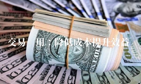 交易费用：降低成本提升效益
