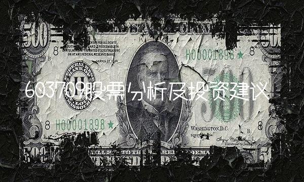 603709股票分析及投资建议