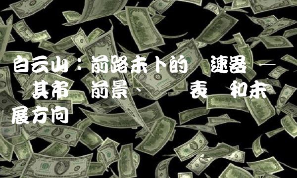 白云山：前路未卜的减速器 – 讨论其市场前景、财务表现和未来发展方向