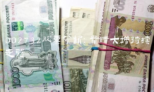 002732股票分析：业绩大增持续走强