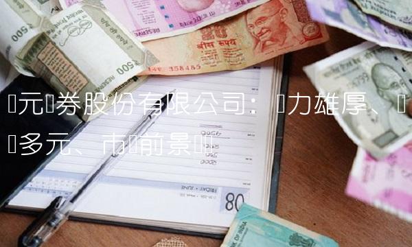 国元证券股份有限公司：实力雄厚、业务多元、市场前景广阔