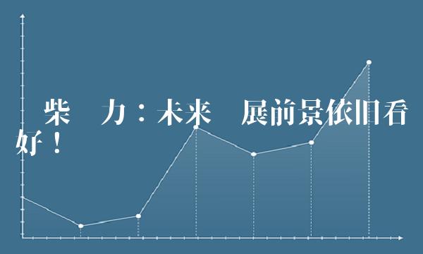 潍柴动力：未来发展前景依旧看好！