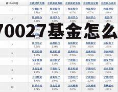 3人合伙最佳股份分配 370027基金怎么样