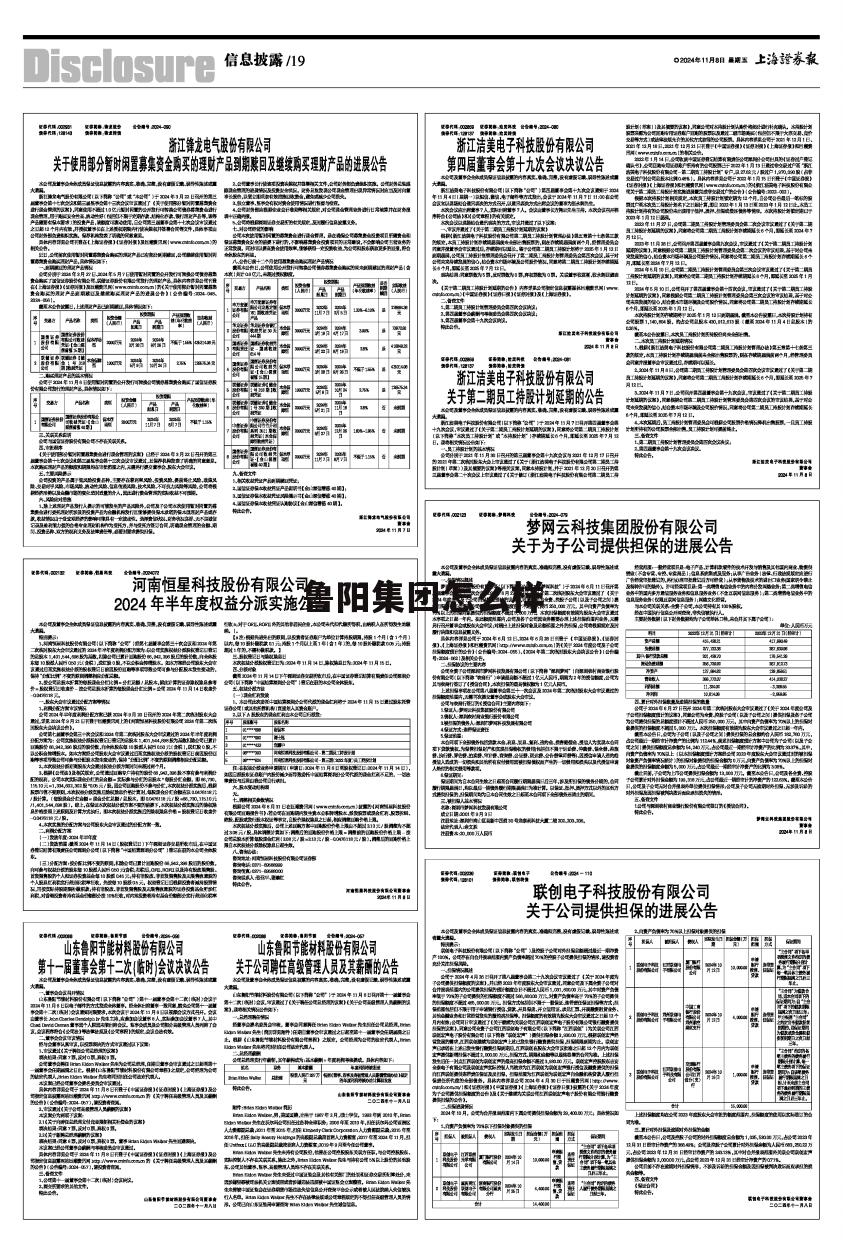 鲁阳股份 鲁阳集团怎么样