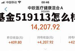 519915基金净值查询今天 基金519113怎么样