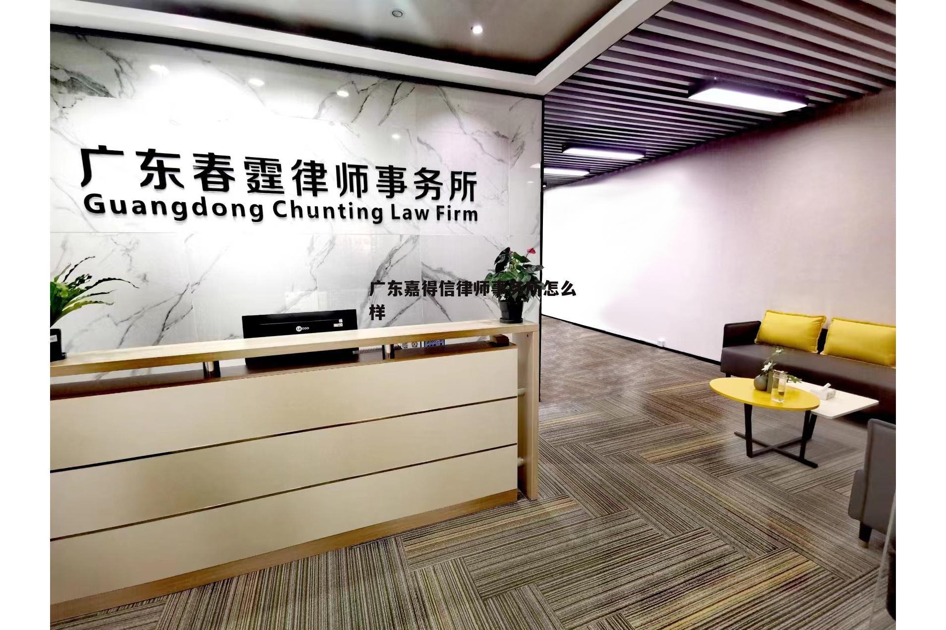广东嘉德信新材料有限公司 广东嘉得信律师事务所怎么样